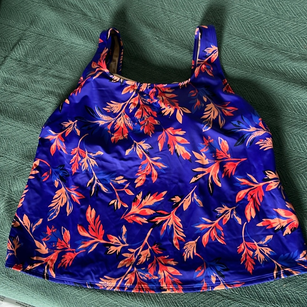 LLBean 18w  tankini top.